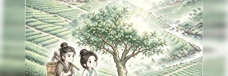 后来，茶枝漫山遍野生长开